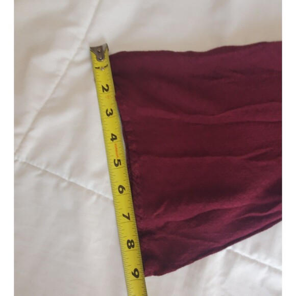 Rewind Womens Cold Shoulder Gauxy Peasant Blouse Red Purple Size XL Embroidered - Picture 10 of 11